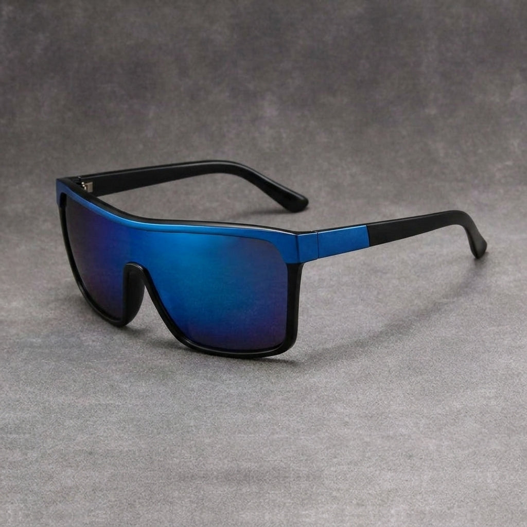 Cobalt Blue Mirror / Matte Black